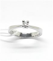 Anello Mirco Visconti Donna Solitario 4 Punte in Oro bianco Diamante 0.36 Ct GB54-13 - GB54-13
